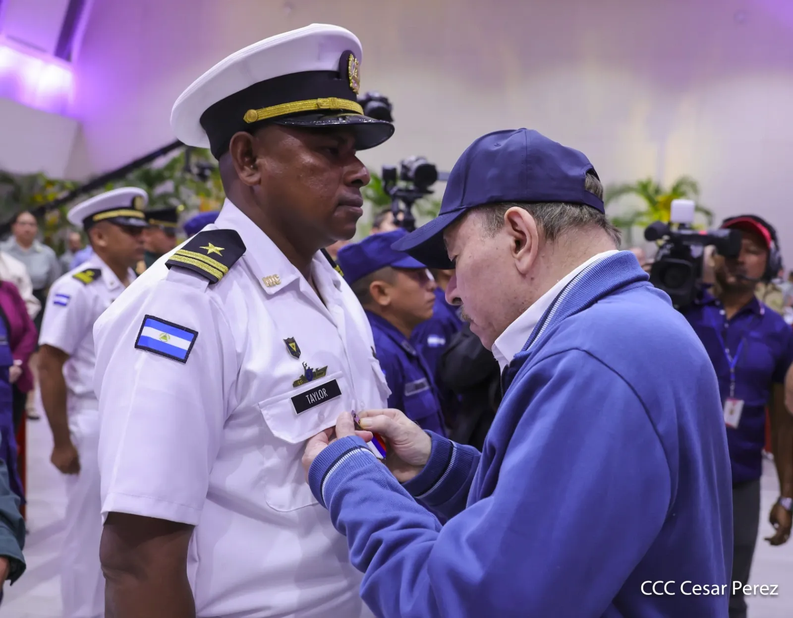 Acto del 46.º aniversario de fundación de la Fuerza Naval del Ejército de Nicaragua
