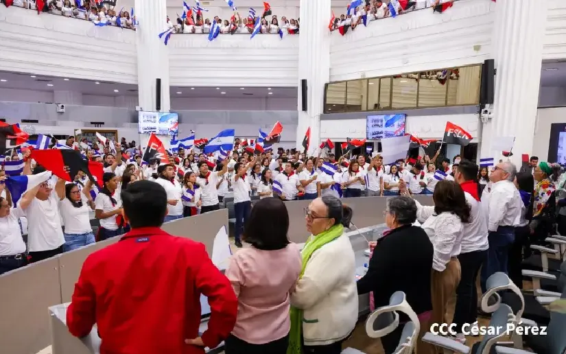 Juventud Sandinista y estudiantes participan en consulta sobre Reforma Constitucional