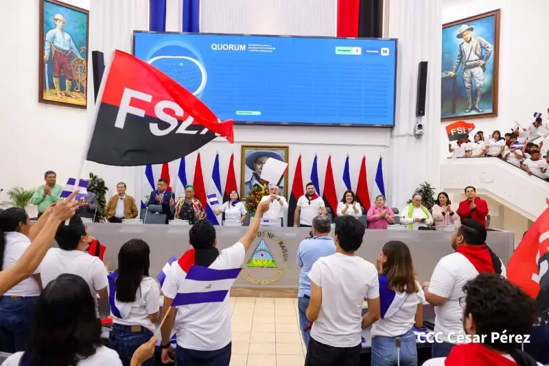 Juventud Sandinista y estudiantes participan en consulta sobre Reforma Constitucional