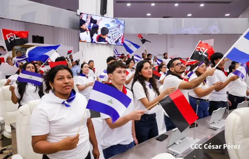 Juventud Sandinista y estudiantes participan en consulta sobre Reforma Constitucional