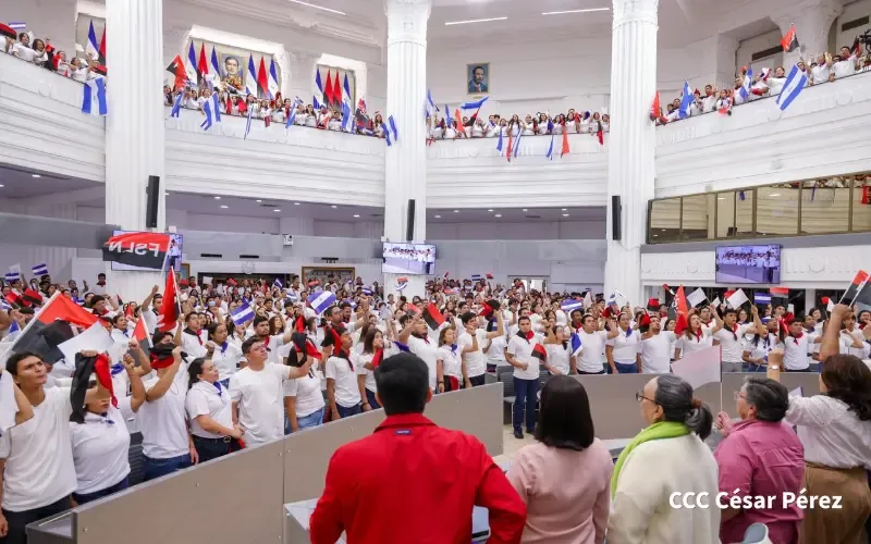 Juventud Sandinista y estudiantes participan en consulta sobre Reforma Constitucional