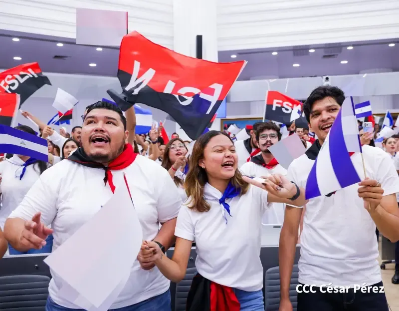 Juventud Sandinista y estudiantes participan en consulta sobre Reforma Constitucional