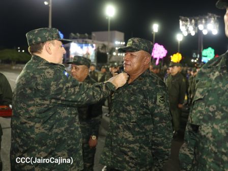 Acto del 47.° aniversario de fundación del Ejército de Nicaragua