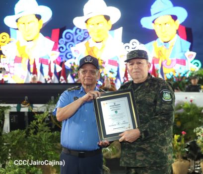 Acto del 47.° aniversario de fundación del Ejército de Nicaragua