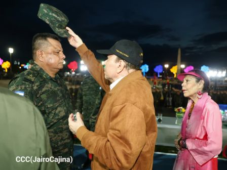 Acto del 47.° aniversario de fundación del Ejército de Nicaragua