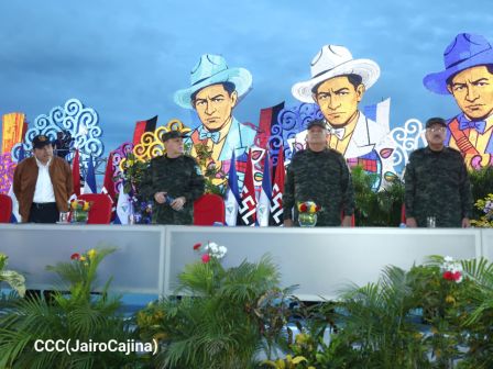 Acto del 47.° aniversario de fundación del Ejército de Nicaragua