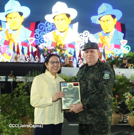 Acto del 47.° aniversario de fundación del Ejército de Nicaragua