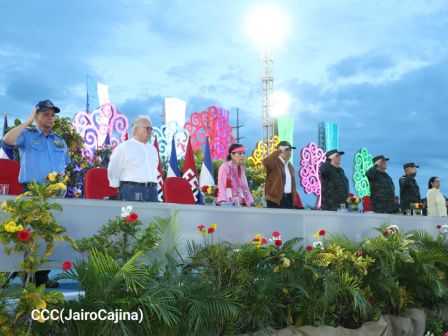 Acto del 47.° aniversario de fundación del Ejército de Nicaragua