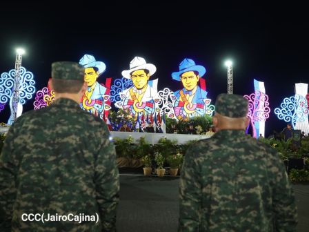 Acto del 47.° aniversario de fundación del Ejército de Nicaragua
