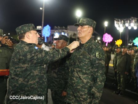 Acto del 47.° aniversario de fundación del Ejército de Nicaragua