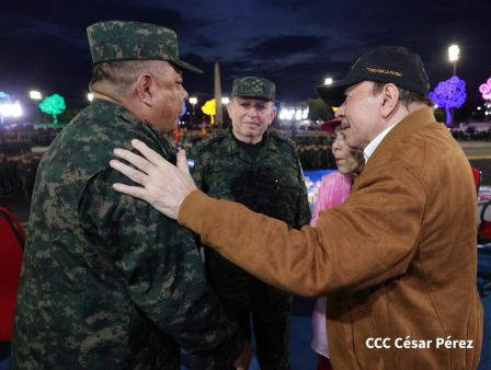 Acto del 47.° aniversario de fundación del Ejército de Nicaragua