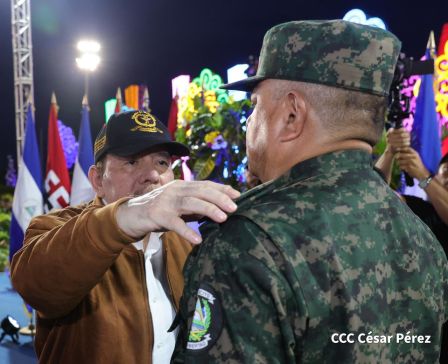 Acto del 47.° aniversario de fundación del Ejército de Nicaragua
