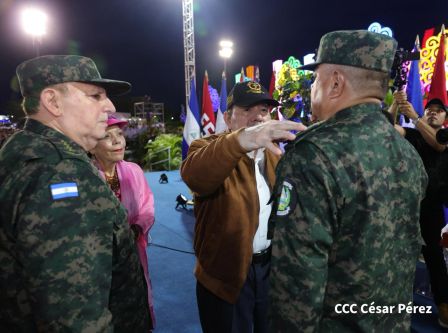 Acto del 47.° aniversario de fundación del Ejército de Nicaragua