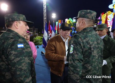 Acto del 47.° aniversario de fundación del Ejército de Nicaragua