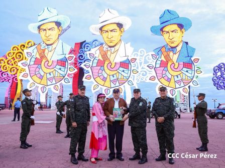 Acto del 47.° aniversario de fundación del Ejército de Nicaragua