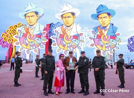 Acto del 47.° aniversario de fundación del Ejército de Nicaragua