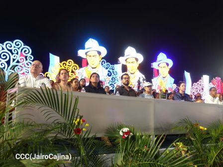 Acto del 47.° aniversario de fundación del Ejército de Nicaragua