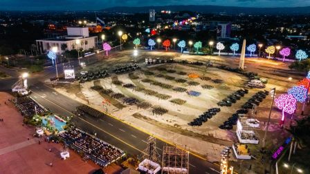 Acto del 47.° aniversario de fundación del Ejército de Nicaragua
