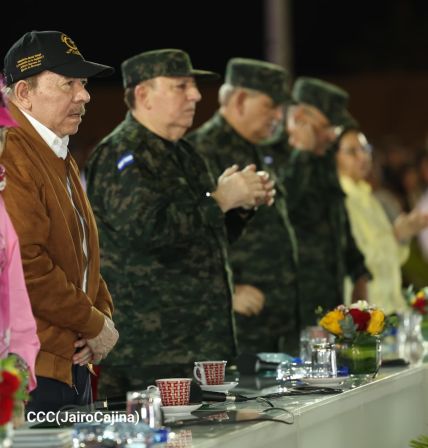 Acto del 47.° aniversario de fundación del Ejército de Nicaragua