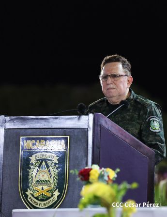 Acto del 47.° aniversario de fundación del Ejército de Nicaragua