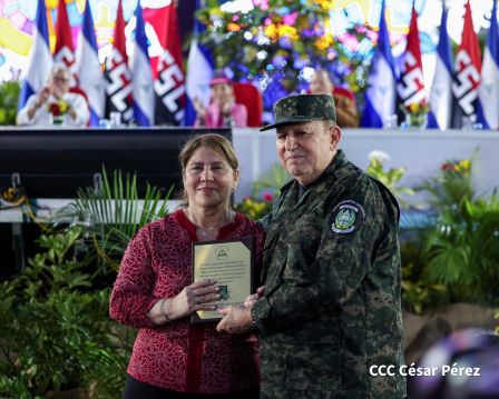 Acto del 47.° aniversario de fundación del Ejército de Nicaragua