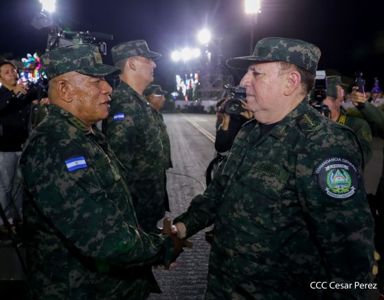 Acto del 47.° aniversario de fundación del Ejército de Nicaragua