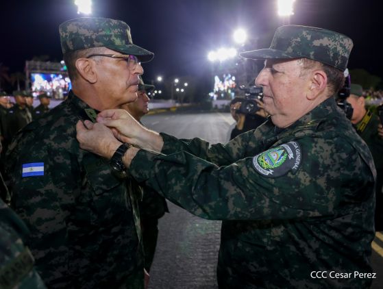 Acto del 47.° aniversario de fundación del Ejército de Nicaragua