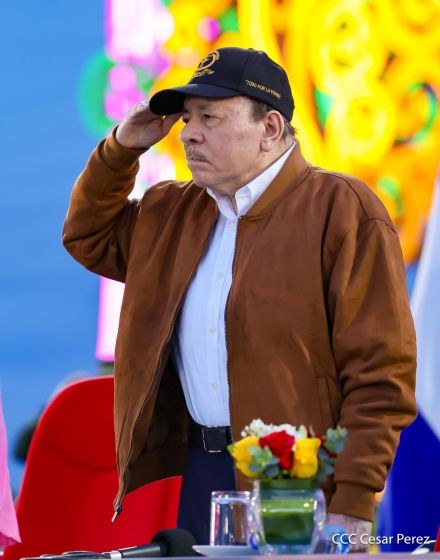 Acto del 47.° aniversario de fundación del Ejército de Nicaragua