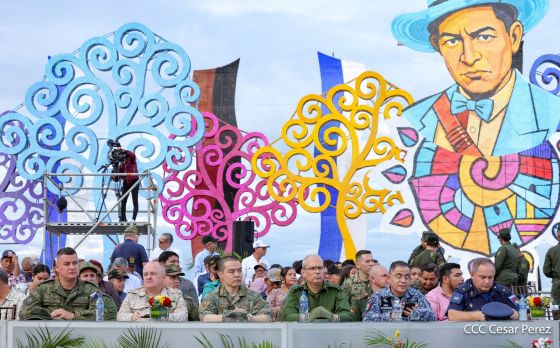 Acto del 47.° aniversario de fundación del Ejército de Nicaragua