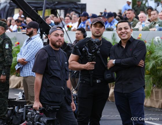 Acto del 47.° aniversario de fundación del Ejército de Nicaragua