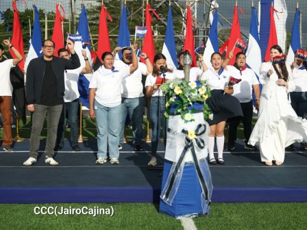 De Juventud Presidente a Juventud Presidente: Acto de recibimiento de la Antorcha Centroamericana en Managua