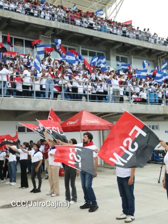 De Juventud Presidente a Juventud Presidente: Acto de recibimiento de la Antorcha Centroamericana en Managua