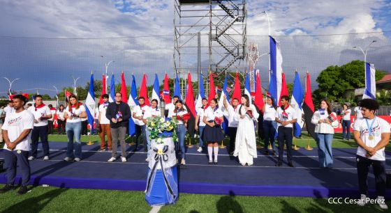 De Juventud Presidente a Juventud Presidente: Acto de recibimiento de la Antorcha Centroamericana en Managua