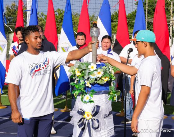 De Juventud Presidente a Juventud Presidente: Acto de recibimiento de la Antorcha Centroamericana en Managua