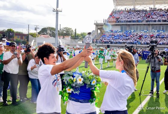 De Juventud Presidente a Juventud Presidente: Acto de recibimiento de la Antorcha Centroamericana en Managua