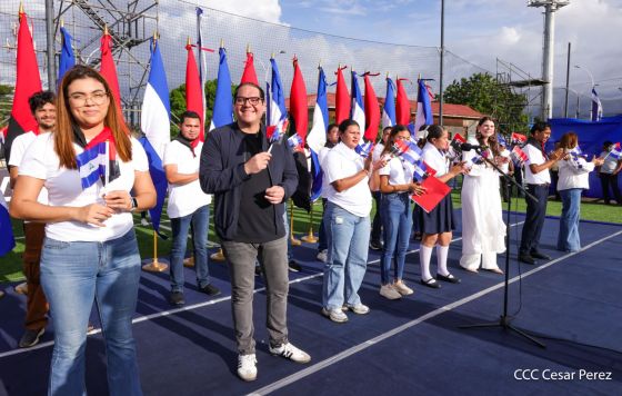 De Juventud Presidente a Juventud Presidente: Acto de recibimiento de la Antorcha Centroamericana en Managua