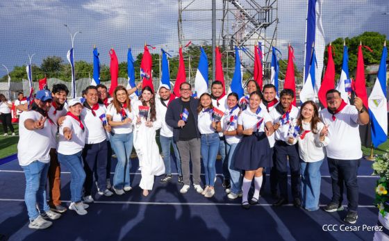 De Juventud Presidente a Juventud Presidente: Acto de recibimiento de la Antorcha Centroamericana en Managua