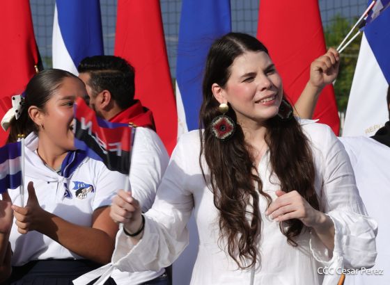 De Juventud Presidente a Juventud Presidente: Acto de recibimiento de la Antorcha Centroamericana en Managua
