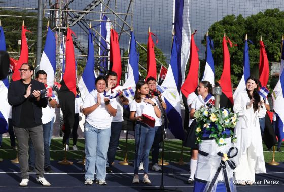 De Juventud Presidente a Juventud Presidente: Acto de recibimiento de la Antorcha Centroamericana en Managua