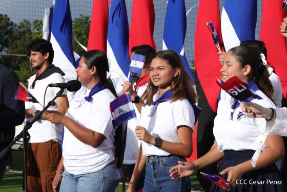 De Juventud Presidente a Juventud Presidente: Acto de recibimiento de la Antorcha Centroamericana en Managua