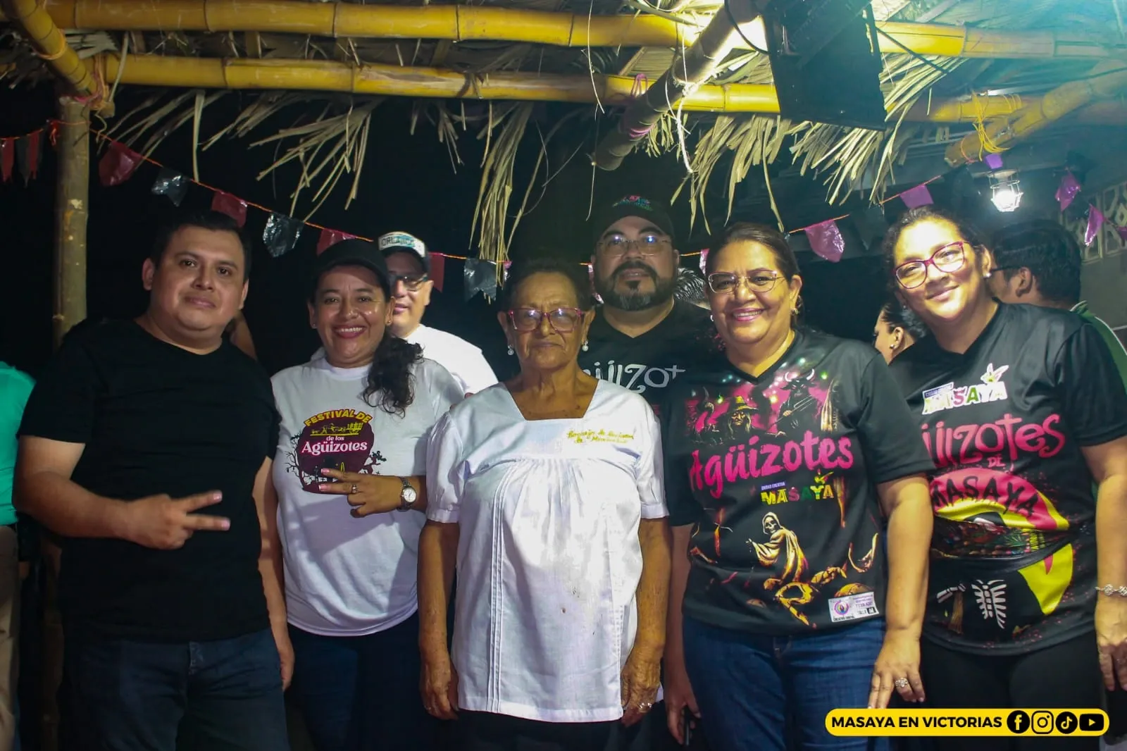 Los Agüizotes recorren Masaya en una noche de cultura y tradición