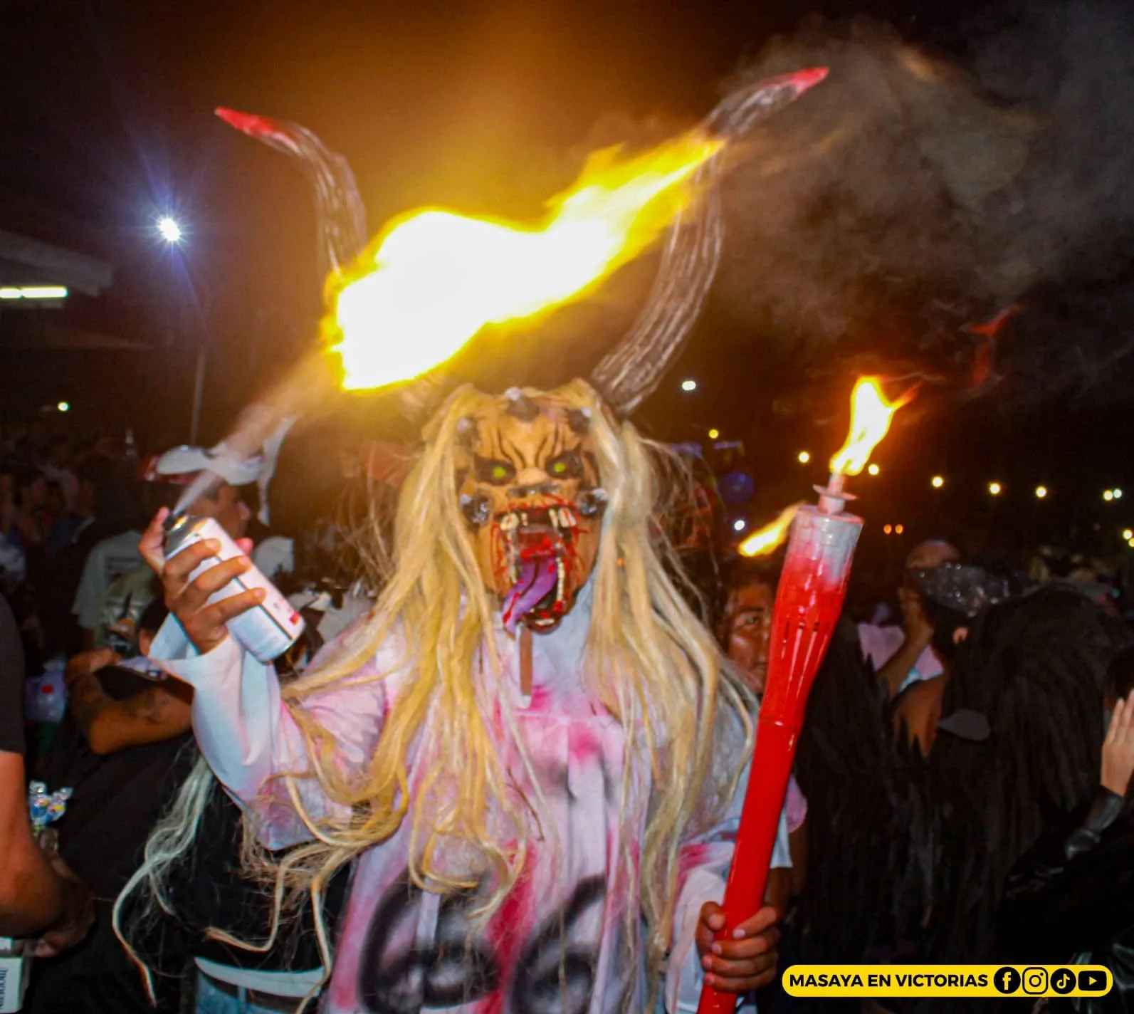 Los Agüizotes recorren Masaya en una noche de cultura y tradición