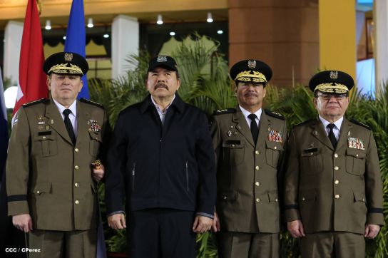 Daniel y Rosario conmemoran 81 Aniversario del Tránsito a la Inmortalidad de Sandino