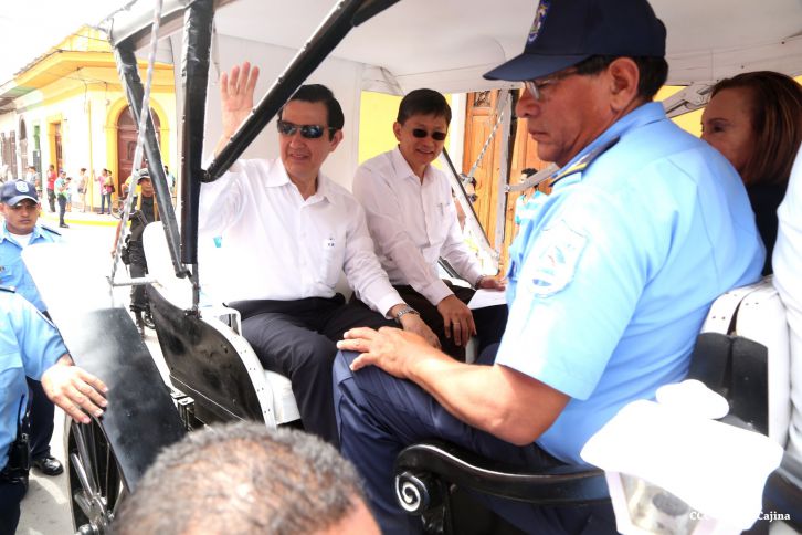 Presidente Ma Ying-jeou visita ciudad de Granada
