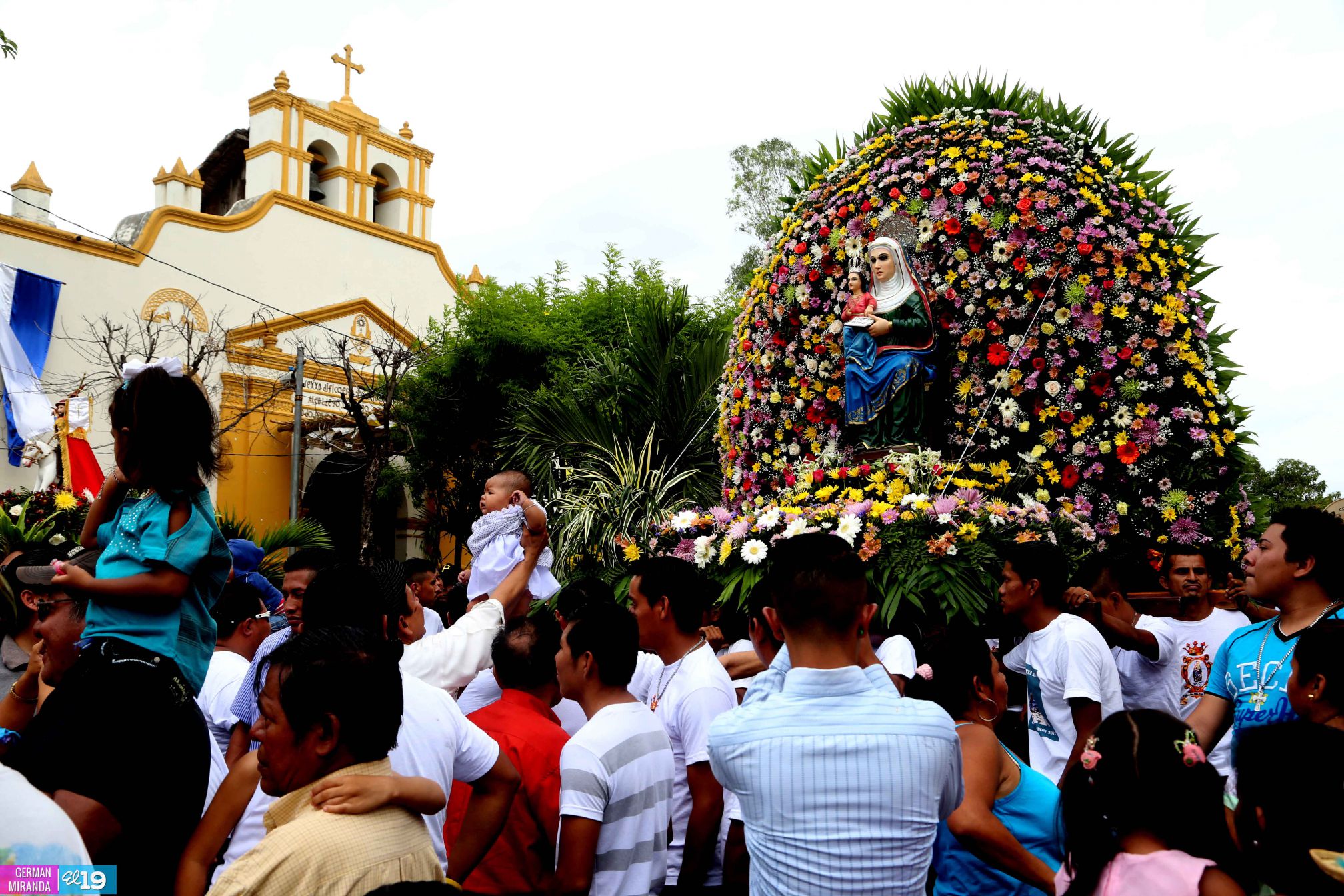 Nindirí celebra las fiestas de Santa Ana