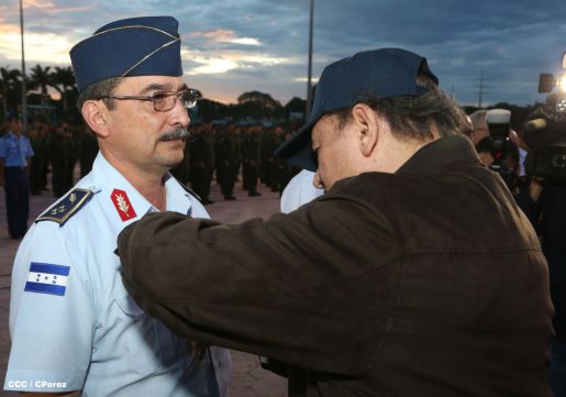 Presidente Daniel y Compañera Rosario encabezan acto del 36 aniversario de constitución de la Fuerza Aérea del Ejército de Nicaragua