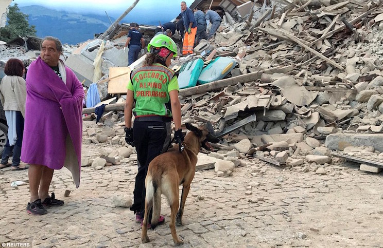 Terremoto en Italia
