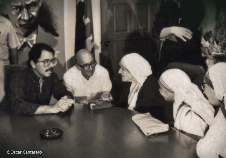 Comandante Daniel Ortega y Madre Teresa de Calcuta