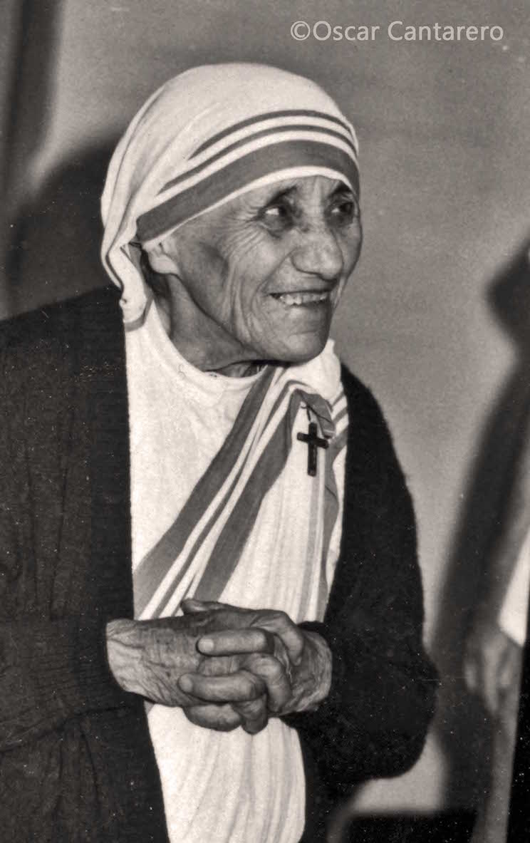 Comandante Daniel Ortega y Madre Teresa de Calcuta