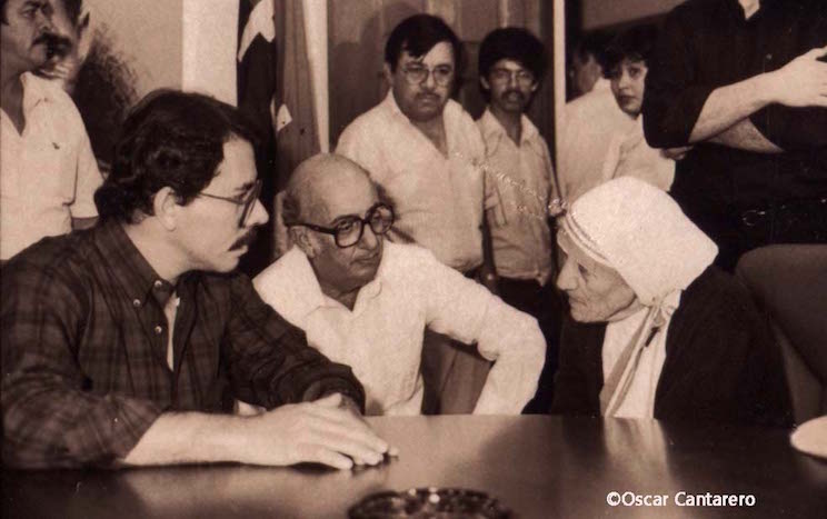 Comandante Daniel Ortega y Madre Teresa de Calcuta